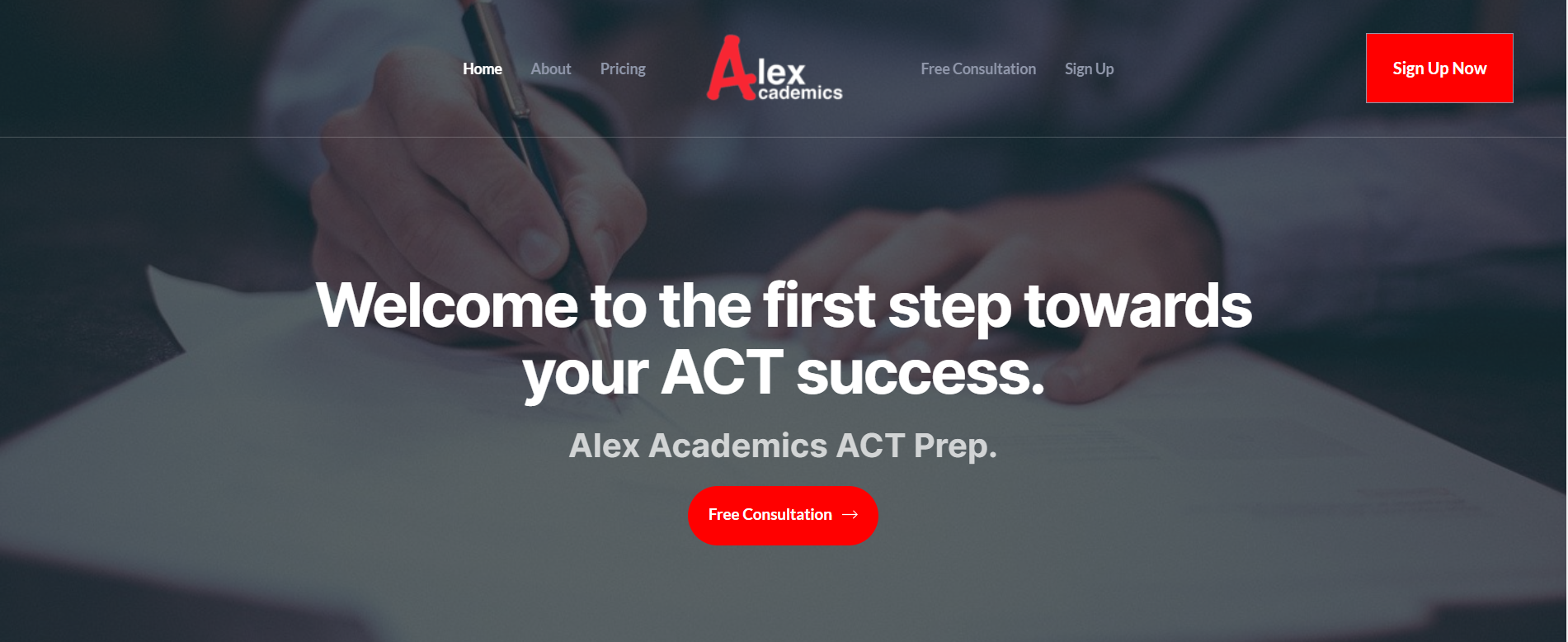 Alex Academics ACT prep materials